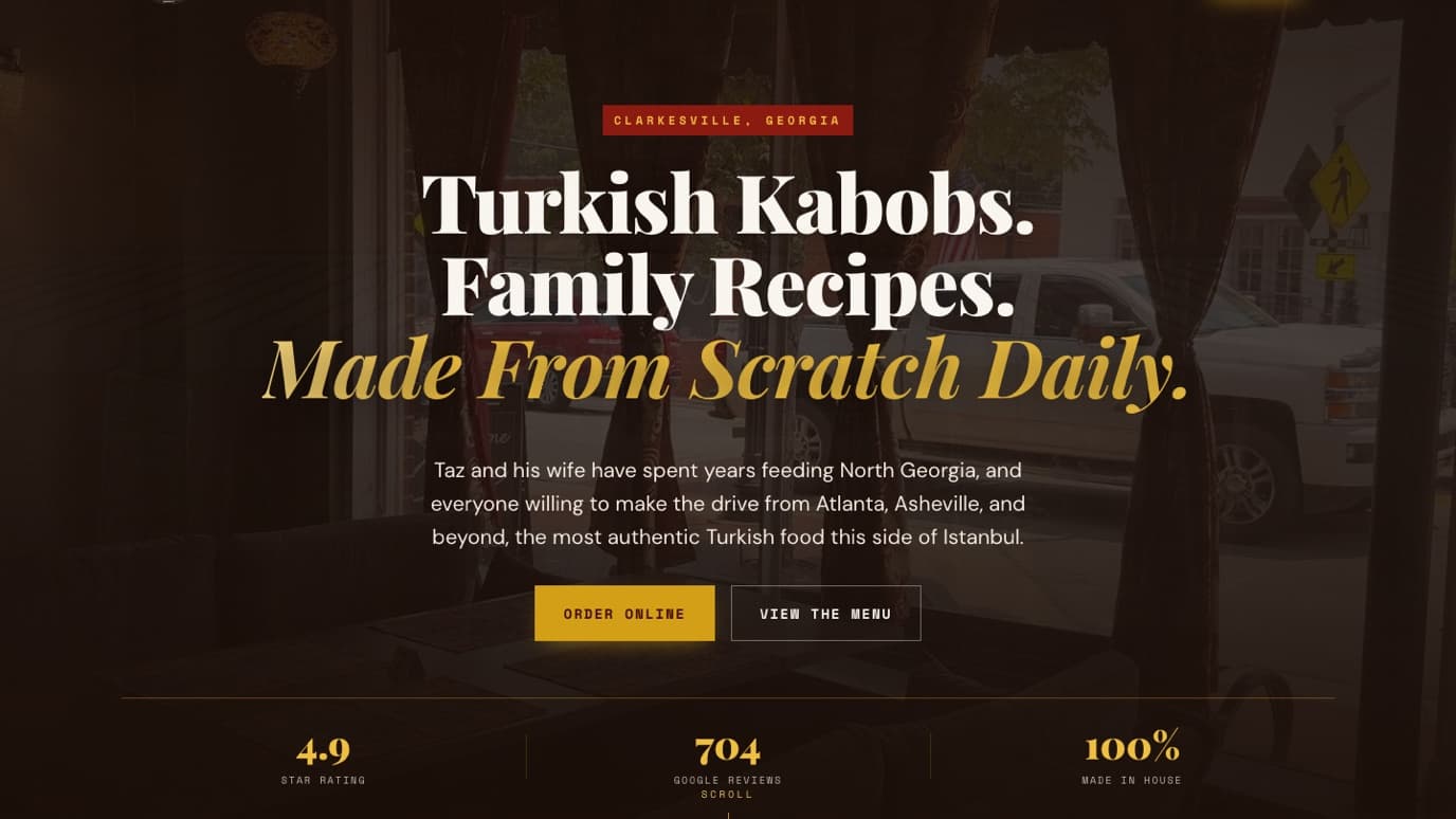 kaboblicious.vercel.app — a live DGB Innovations build
